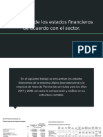 Estructura de Los Estados Financieros de Acuerdo Con El Sector PDF