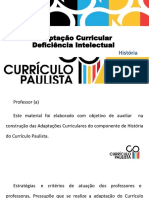 Educação Especial Deficiência Intelectual - História