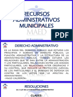 Recursos Administrativos Municipales