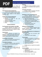 Module 25.3 - Presentation of Financial Statements