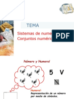 Sistemas de numeración y conjuntos numéricos