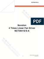 Nuvoton 4 Times Linear Fan Driver NCT3941S/S-A