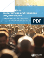 Who Covid-19 Preparedness and Response Progress Report: 1 February To 30 June 2020