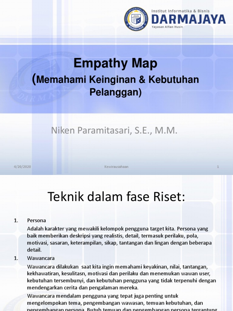 05 Design Thinking - Empaty Map-All | PDF