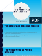 Reading and Teaching Principles
