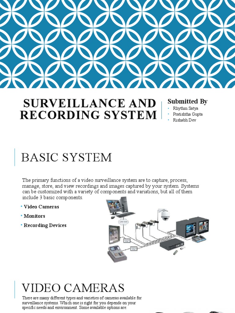 Surveillance and Recording System: Submitted by | PDF | Digital Video ...