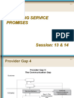 Managing Service Promises