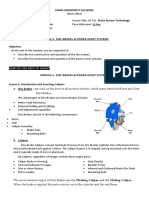 AT 311 - Module 4 - Disc Brakes and Power Assist S ystems.docx