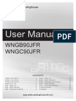 User Manual: Wngb90Jfr Wngc90Jfr