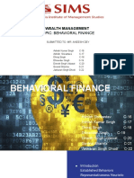 Wealth Management: Topic: Behavioral Finance