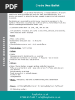 RAD Grade 5 Ballet Syllabus Overview | PDF | Language Arts & Discipline ...