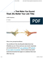 Six Verbs That Make You Sound Weak (No Matter Your Job Title) PDF