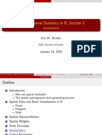 Applied Spatial Statistics in R, Section 5: Geostatistics