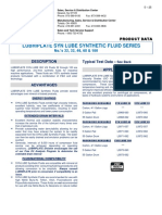 Lubriplate Syn Lube Synthetic Fluid Series: Description Typical Test Data - Applications