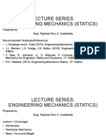 Lecture 1 - Introduction Newtonian Mechanics Mass, Force and Weight PDF