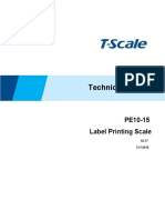 PE10-15 Label Printing Scale Technical Manual - en - A2.17 PDF