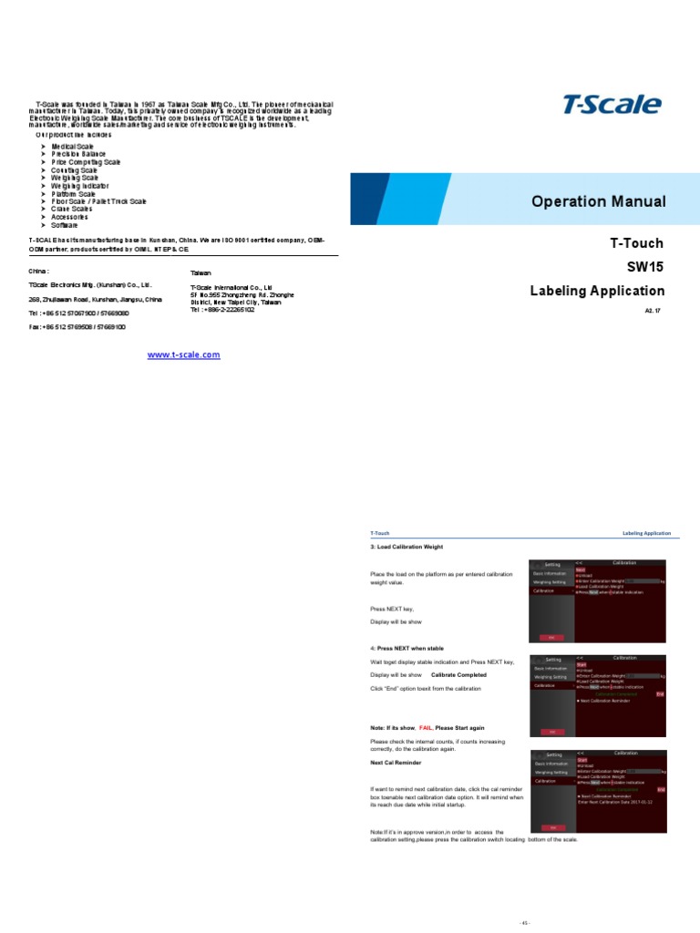 SW15-Labeling Application Operation Manual - A2.17 - en (A5) PDF | PDF ...