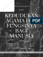 Kedudukan Agama Dan Fungsinya Bagi Manusia PDF