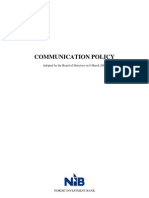 Communication Policy