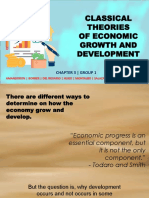 4 - Classic Theories of Economic Growth and Development PDF