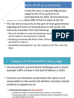 The Future of Oil as a Resource: Dependence, Alternatives and Sustainability