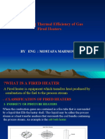 Calculating Thermal Efficiency of Gas Fired Heaters: by Eng: Mostafa Mahmoud