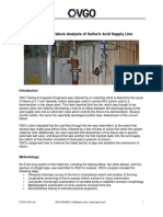 Case Study Sulfuric Acid Supply Line PDF