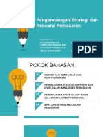 Pengembangan Strategi Dan Rencana Pemasaran MANEJEMEN PEMASARAN