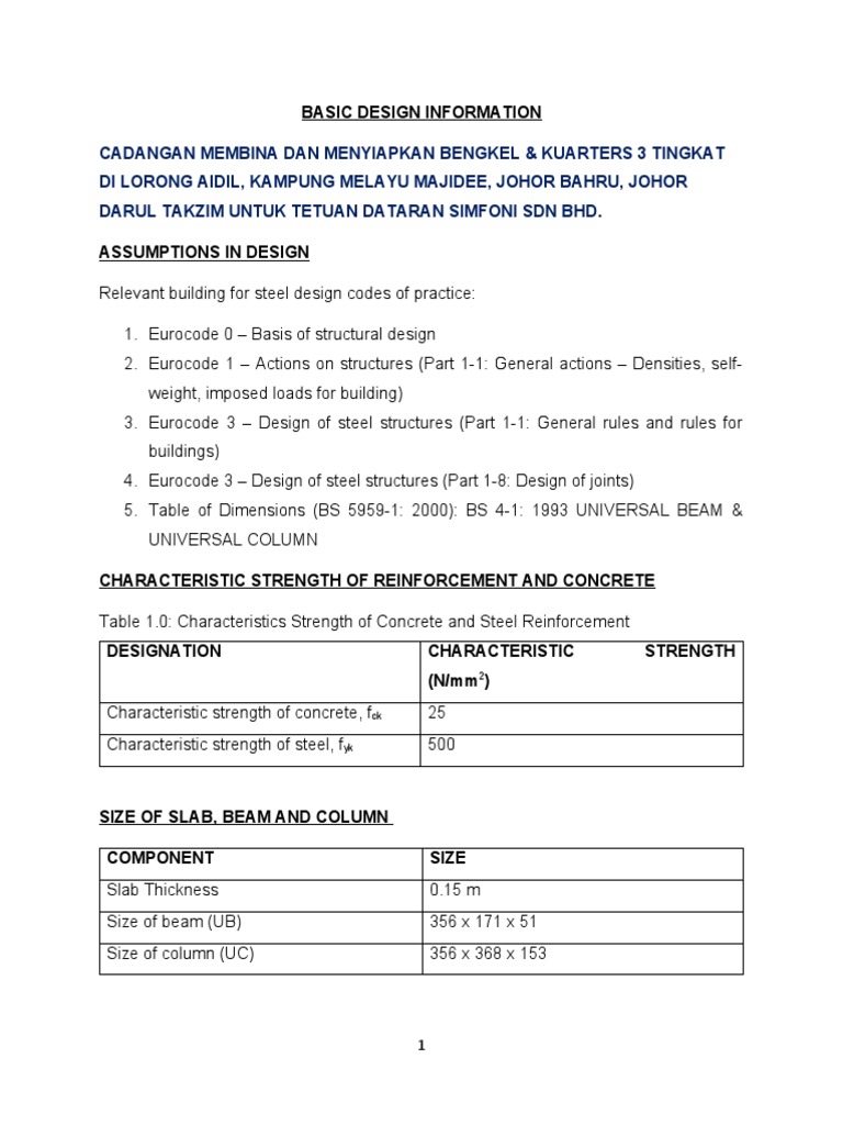 Workshop & Quarters Design in Johor | PDF | Room | Architectural Elements