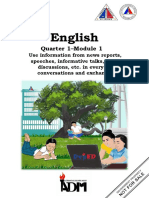 English: Quarter 1-Module 1