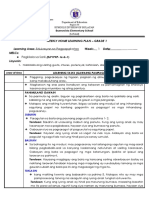 WEEKLY HOME LEARNING PLAN in ESP1 Module 1 5