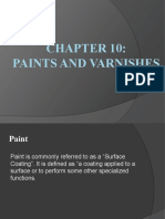 CHAPTER 10: GUIDE TO PAINTS AND VARNISHES