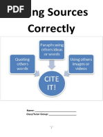 Citing Sources Correctly