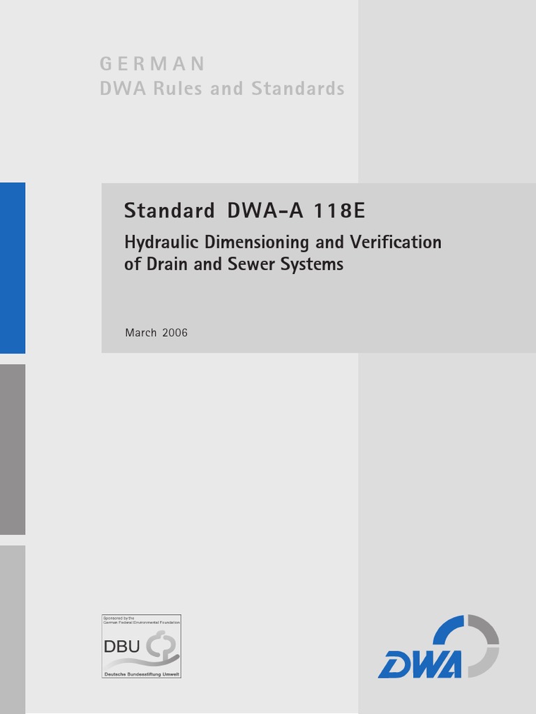 Standard DWA-A 118E: German DWA Rules and Standards | PDF | Sanitary ...