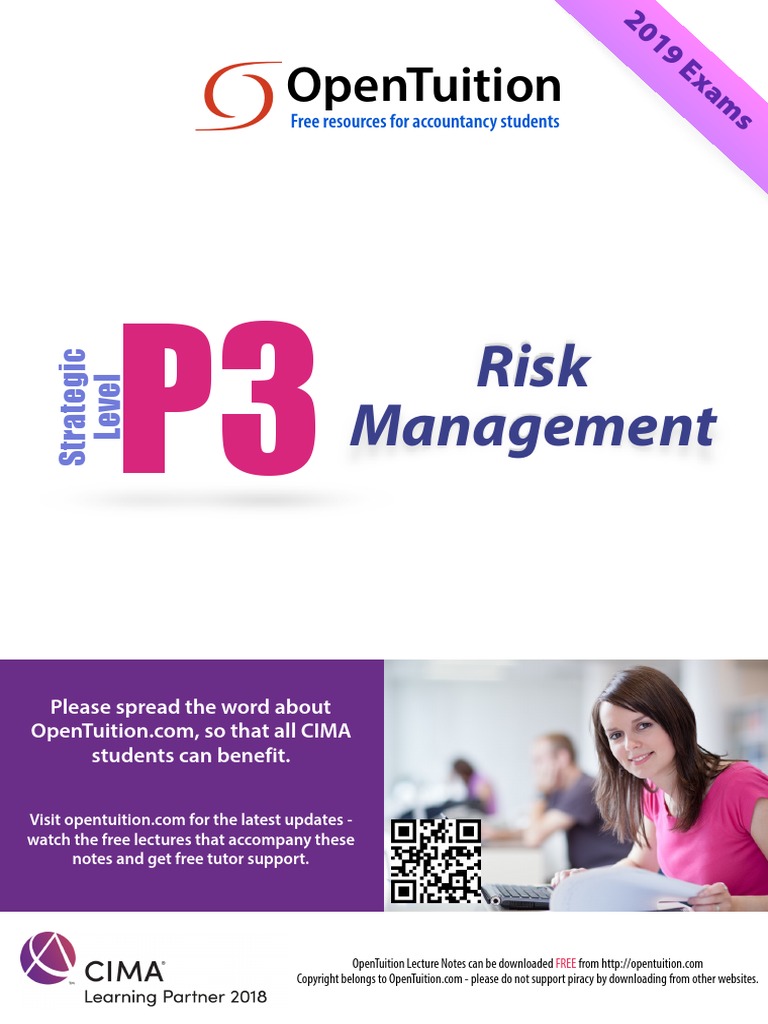 CIMA P3 2019 Notes PDF | PDF | Risk | Risk Management
