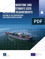 Report On User Needs and Requirements Maritime