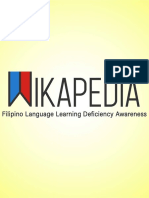 WIKAPEDIA - Filipino Language Learning Deficiency Awareness