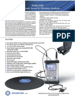 SVAN 958 Four Channels Sound & Vibration Analyser: Features