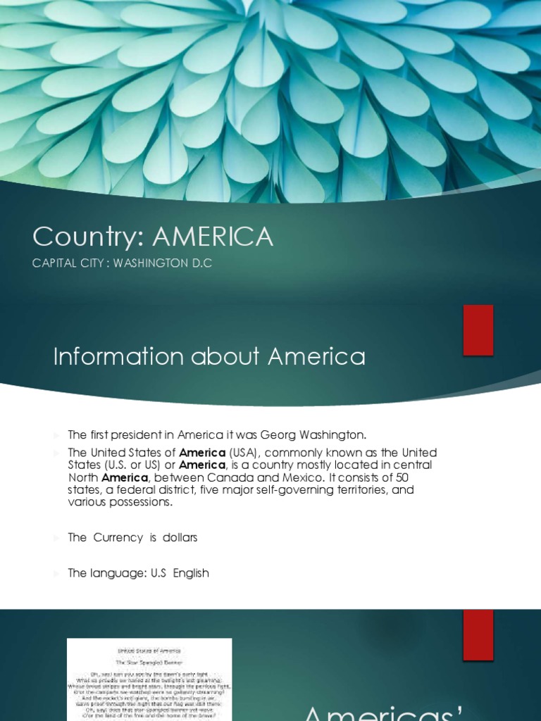 Overview of America: Facts & Culture | PDF