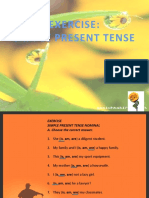 Simple Present Tense Exercise