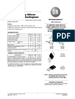 BDV65B (NPN), BDV64B (PNP) Complementary Silicon Plastic Power Darlingtons