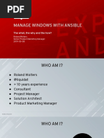 Manage Windows With Ansible: The What, The Why and The How?