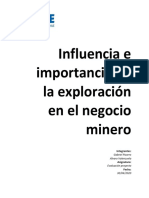 Influencia de La Exploracion en El Plan Minero