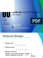 Modul PPT Kalkulus 1 - 01 - Sistem Bilangan