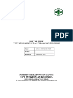 EP 7.2.1.1 Daftar Tilik Pengkajian Awal Klinis