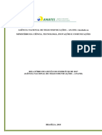 Relatório de Gestão 2017 da ANATEL: desempenho e resultados da agência reguladora de telecomunicações