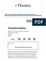 Theatre review_ Tamburlaine at Barbican