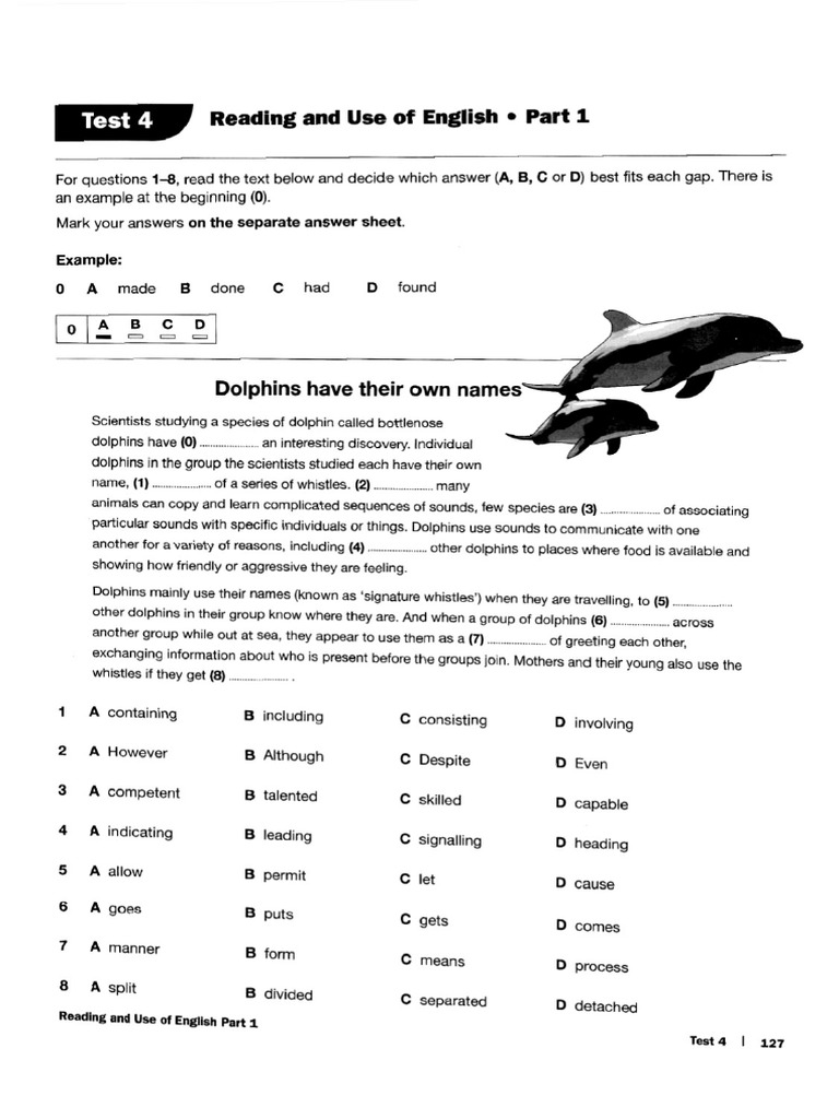 Test 4 FCE | PDF