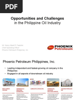 Opportunities and Challenges: in The Philippine Oil Industry