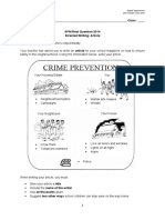 Crime Prevention: Name: - Class